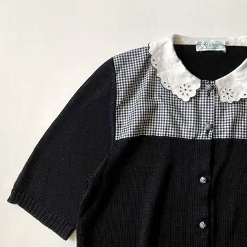 vintage 이탈리아제 썸머 니트 가디건 80년대 90년대