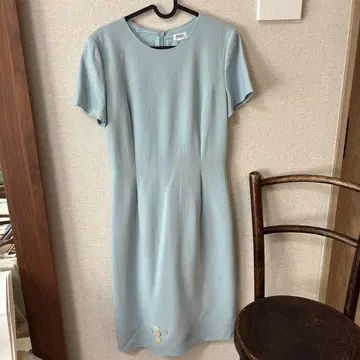 FOXEY BOUTIQUE 스카이블루 무릎 기장 원피스 42