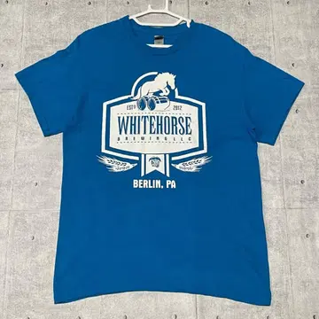 새상품급 WHITE HORSE BREWING LLC 위스키 티셔츠
