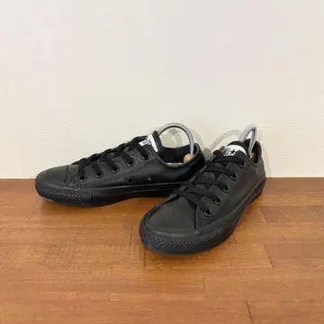 컨디션 최상 컨버스 올스타 가죽 22.5cm 블랙