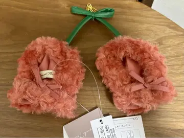 AppelToi 니코이치누이 의류 체리 10cm 봉제 인형 레드
