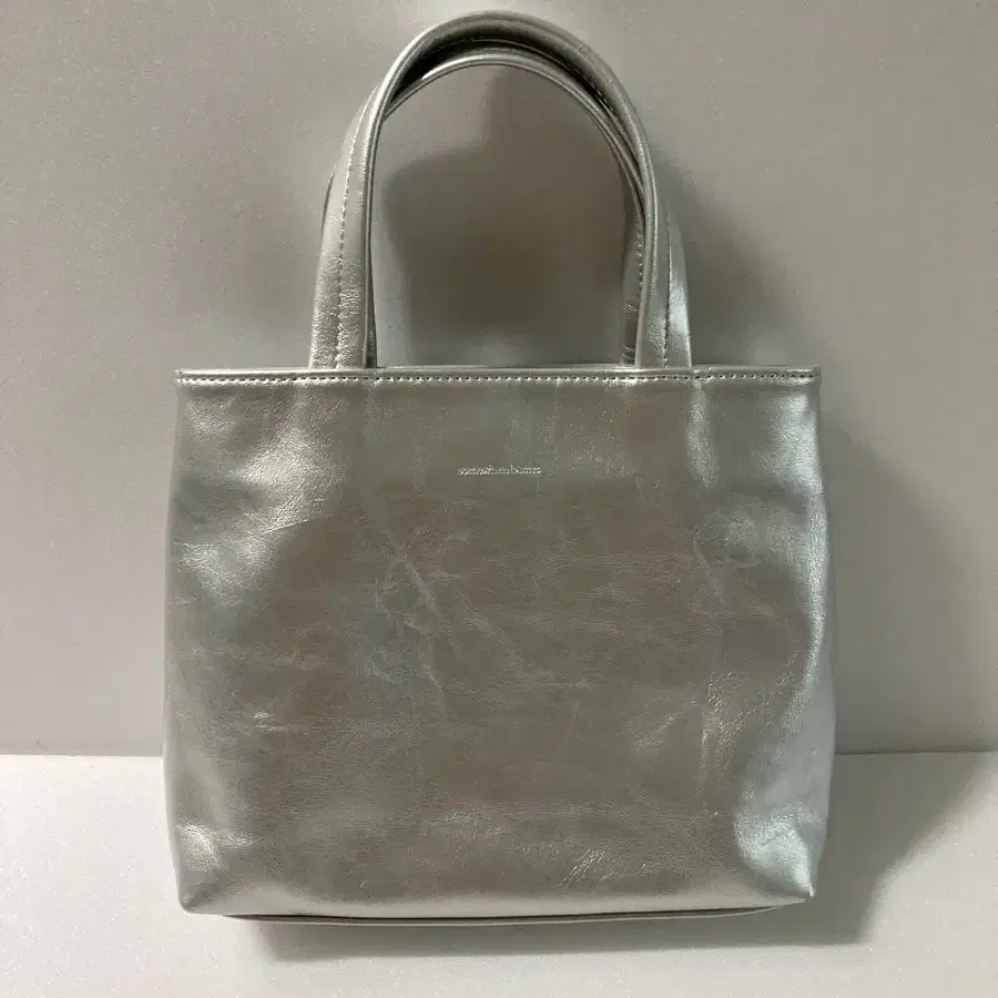 トートバッグ SOMEWHERE BUTTER. toast bag silver B22BA004003AF MINI - SOMEWHERE BUTTER.