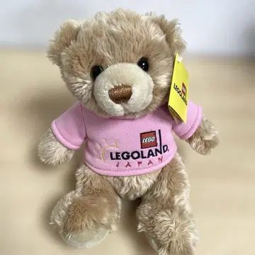 레고랜드 테디베어 봉제 인형 핑크 LEGO