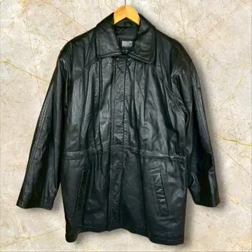DURANTE 가죽 자켓 코트 소가죽 아우터 M