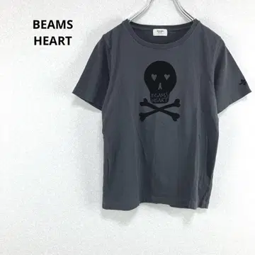 빔즈 하트 *상의 *티셔츠 *반팔 *프린트 *스컬 *스타