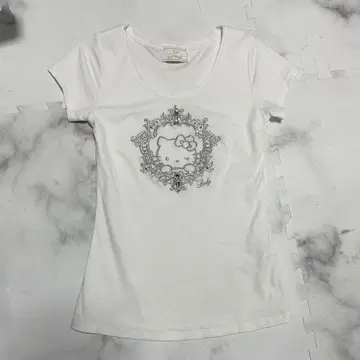 Rady 키티 비쥬 티셔츠 티셔츠 자수 Kitty Y2K