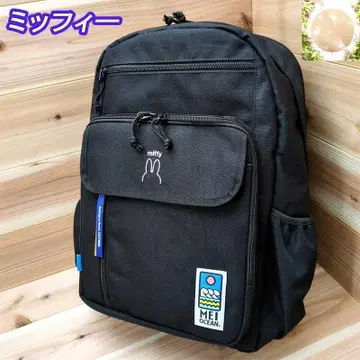 새상품 백팩 블랙 미피 백팩 수납 노트북 콜라보