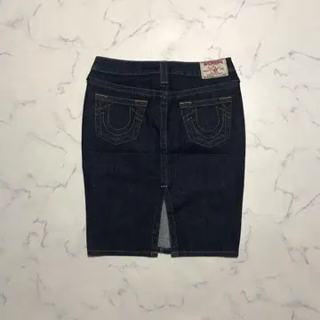 TRUE RELIGION 25 데님 스커트 Y2K 00s 헤이세이 갸루