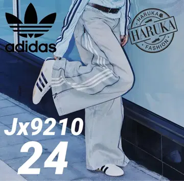 아디다스 데님 지퍼 팬츠 라이트 데님 jx9210 24