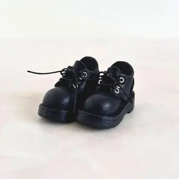 히메지 가죽의 미니어처 신발 네오 브라이스 오비츠 22 인형 신발 블랙