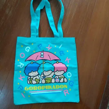 산리오 고로피카돈 토트백/숄더 가방 캔버스 원단 카사 2017년 제작
