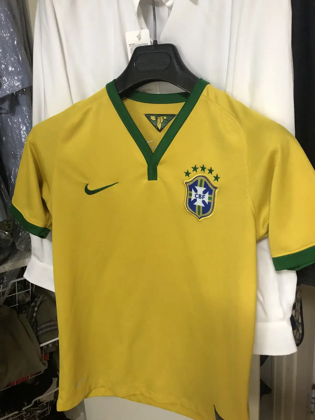 Nike 14-16 Brazil Home Jersey Kids L Size