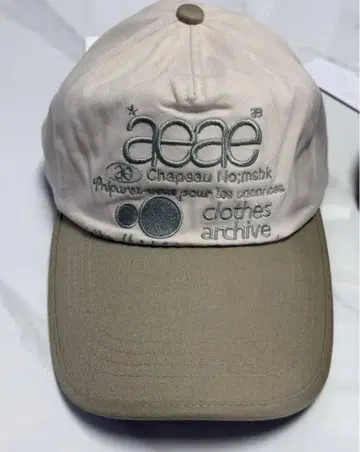 aeae 자수 로고 야구 모자