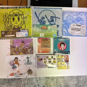 젤다, 원피스, 드래곤 퀘스트, 드래곤볼 제일복권 세트