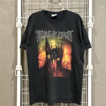 cradle of filth 90's 밴드 티셔츠 구제 의류 빈티지