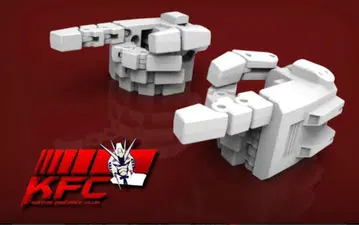 KFC Toys KP-09W 가동 손 부품 MP-24 스타 세이버