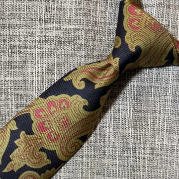 ETRO 에트로 넥타이 페이즐리 블랙 블랙
