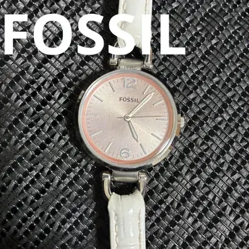FOSSIL 손목시계 화이트 블루 여성용