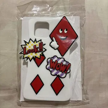 트위스티 카드놀이 다이아 무늬 스마트폰 커버 iPhone12