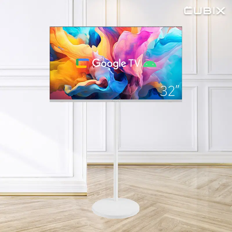무빙큐빅스 화이트에디션 32인치 HD 삼탠바이미 스마트 TV 스탠바이미