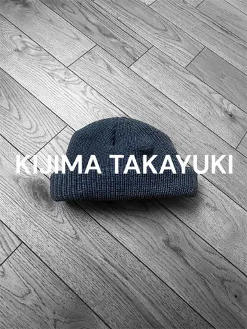 KIJIMA TAKAYUKI KNIT DECK CAP 그레이