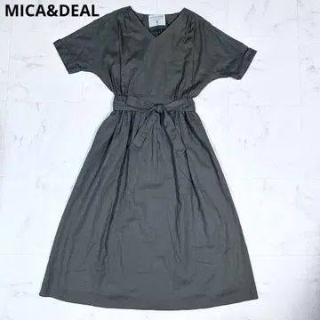 새상품급 일본제 MICA&DEAL 린넨 원피스