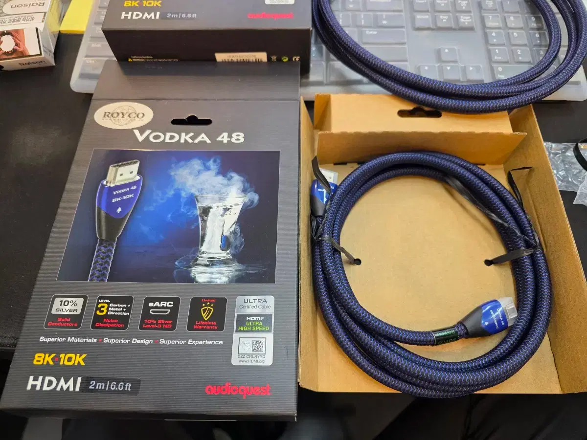AudioQuest HDMI Vodka48 Deep Blue 2m