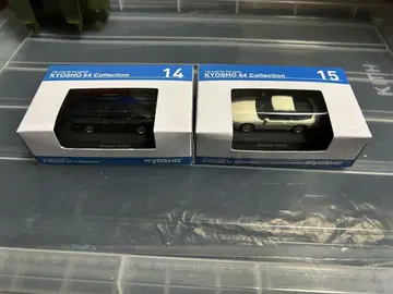 교쇼 1/64 180sx 그레이 화이트 14 15 2대 세트