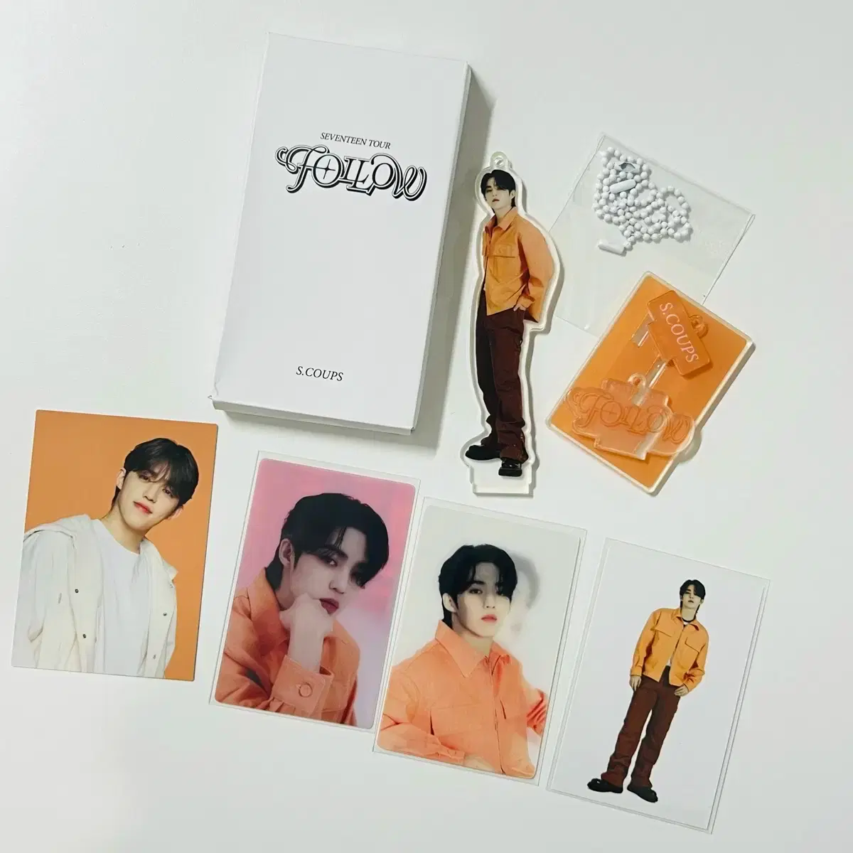 Follow s.coups acrylic keyring poca bulk