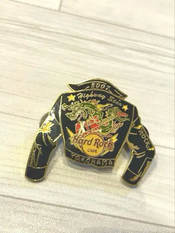 레어 Hard Rock Cafe 가죽 자켓  용  요코하마  핑 배치