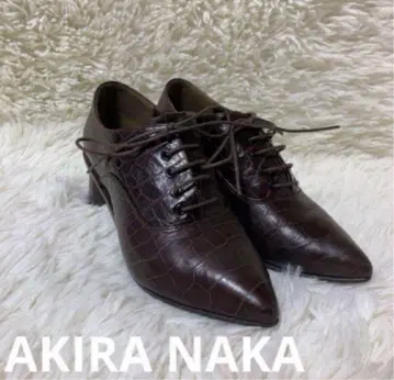 AKIRANAKA 아키라나카 부티 크로코 레이스업 브라운 23cm