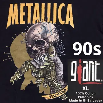 281 메탈리카 metallica 90년대 빈티지 티셔츠 패스 헤드