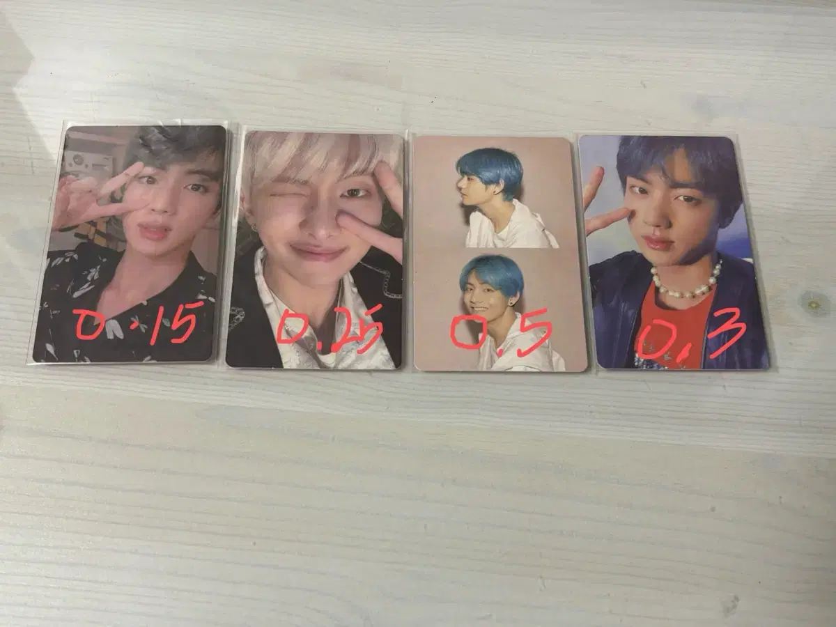 BTS 방탄 페르소나 포토카드 진 RM 뷔