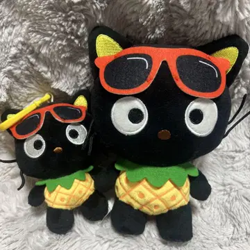 초코 캣 봉제 인형 2개 세트 하와이 한정판