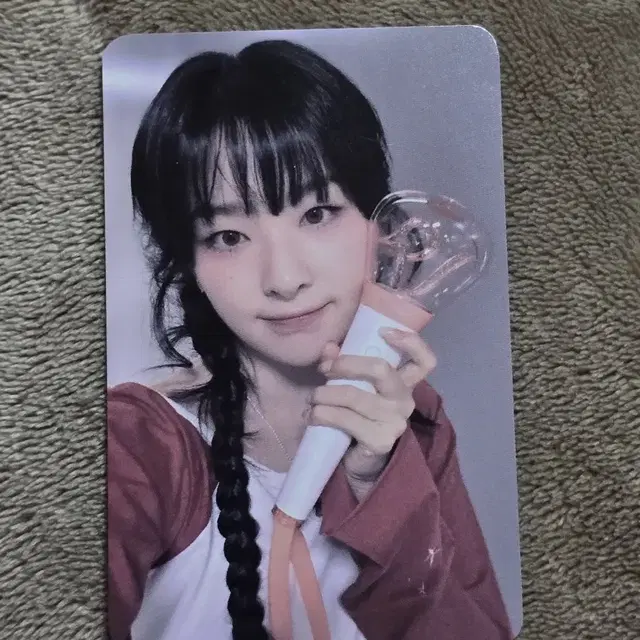 레드벨벳 슬기 응원봉 포카