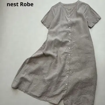 네스트로브 린넨 사이드 턱 원피스