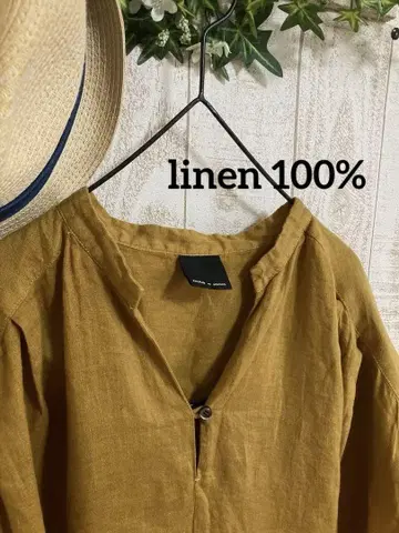 note et silence. 린넨 100% 롱 원피스 페치 스커트