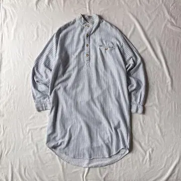 [레어] 00s L.L.Bean 스트라이프 그랑파 셔츠 풀오버