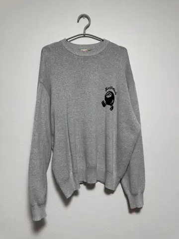 WHO'S WHO 갤러리 당구 로고 빅 니트