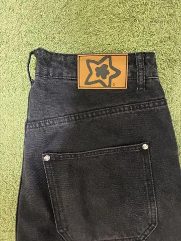 star team 블랙 데님 팬츠