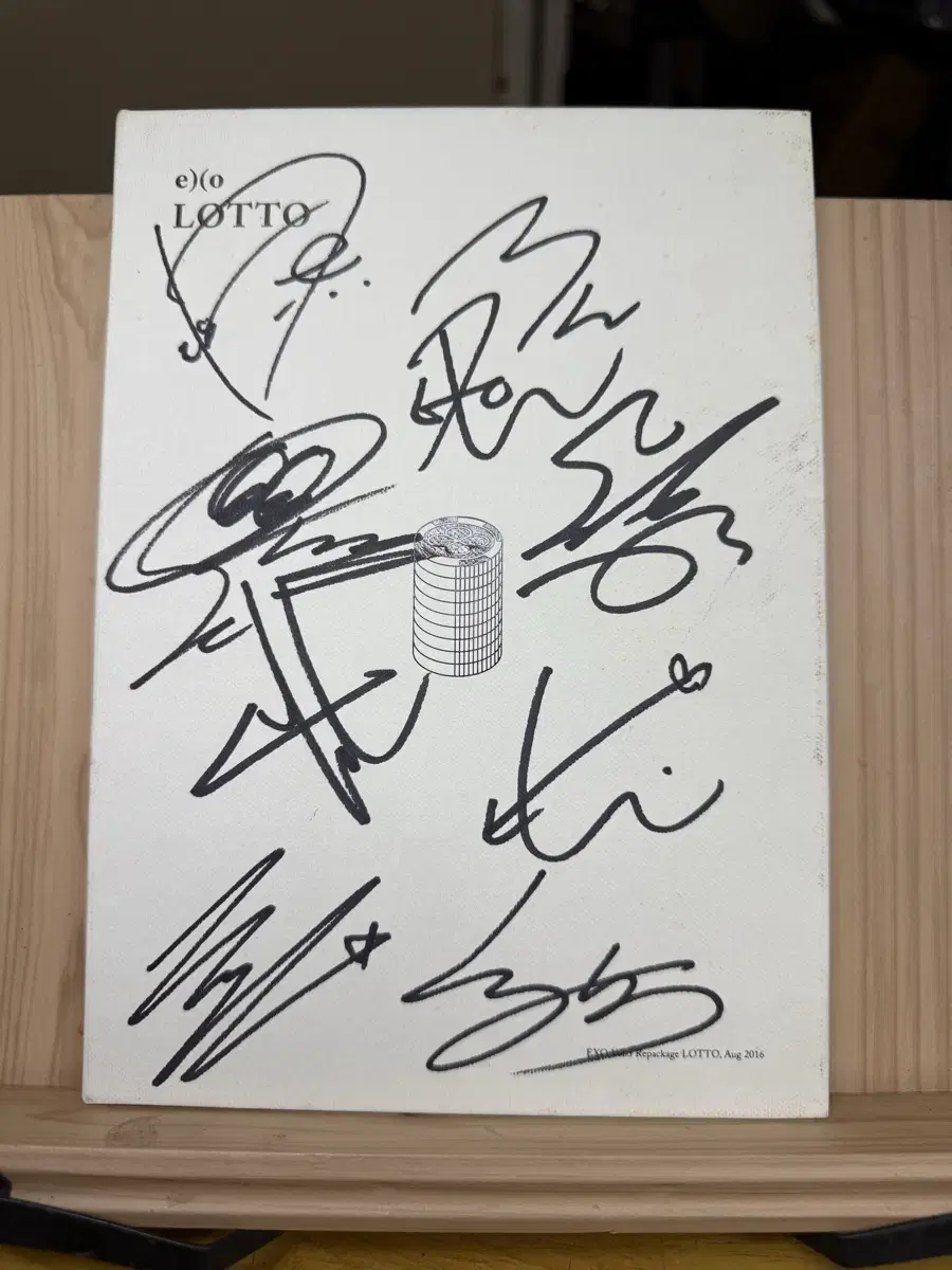 Exo LOTTO Album Sign (Not for Sale)
