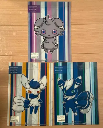 냐스퍼 냐오닉스 클리어 파일 포켓몬 센터 한정판 포켓몬 센터 한정판