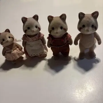 실바니안 패밀리 고양이 가족 4종 세트