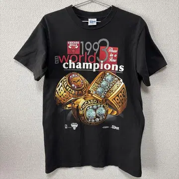 시카고 불스 쓰리 피트 티셔츠 made in USA 90s NBA
