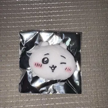 나가노의 곰과 친구들 판촉 봉제 인형 배지 치이카와 (먼작귀) 윙크