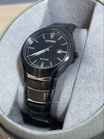 CITIZEN Eco-Drive 손목시계 블랙