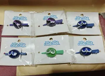 푸요푸요 헤어 클립 6개