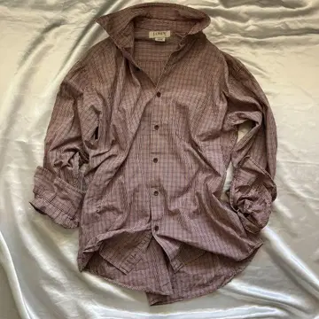 J.CREW 체크 무늬 긴팔 셔츠 M