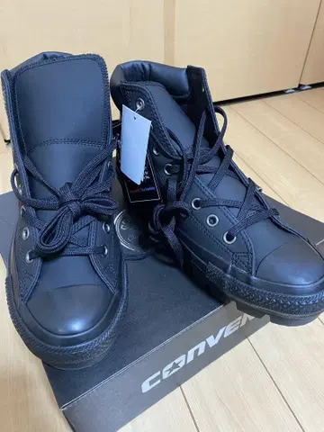 CONVERSE 올스타 척 테일러 블랙 하이컷 스니커즈