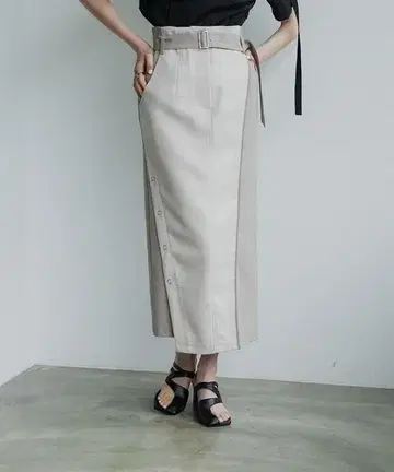 '새상품' 레이어드 컬러 타이트 스커트